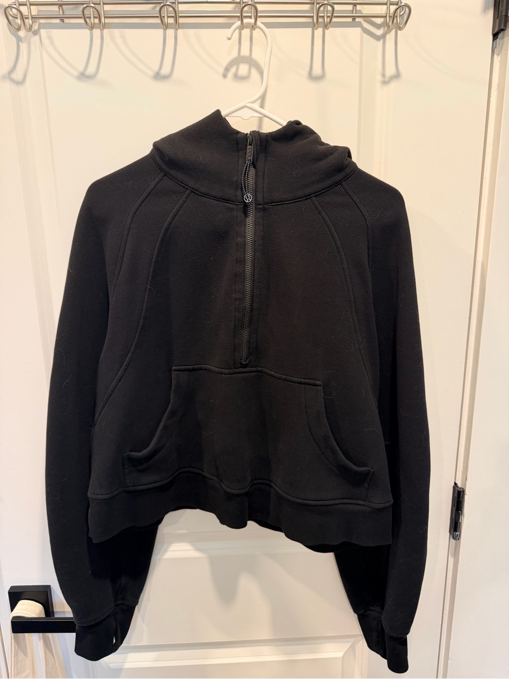 lululemon athletica Scuba Black Half-Zip Pullover